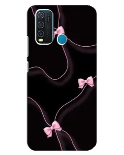 Чехол для Vivo Y30 с картинкой «Розовые ленты»
