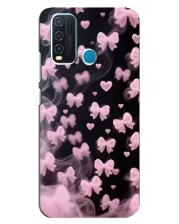 Чехол для Vivo Y30 с картинкой «Неоновое кружево»