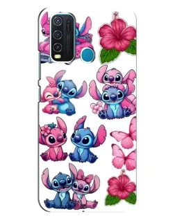 Чехол для Vivo Y30 с картинкой «Стикеры Stitch и Angel» Чехол для Vivo Y30 с картинкой «Стикеры Stitch и Angel»