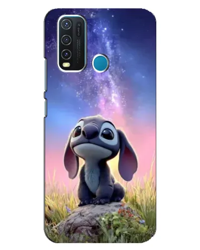 Чехол для Vivo Y30 с картинкой «Стич на рассвете»
