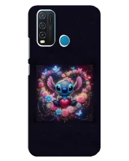 Чехол для Vivo Y30 с картинкой «Stitch в цветах» Чехол для Vivo Y30 с картинкой «Stitch в цветах»