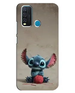 Чехол для Vivo Y30 с картинкой «Стич на коричневом фоне» Чехол для Vivo Y30 с картинкой «Стич на коричневом фоне»