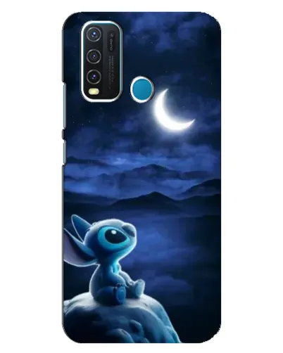 Чехол для Vivo Y30 с картинкой «Лунная ночь Стича»