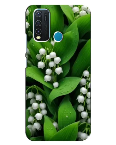 Чехол для Vivo Y30 с картинкой «Ландыши в зелени»