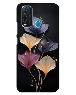 Чехол для Vivo Y30 с картинкой «Лиловые цветы грации»