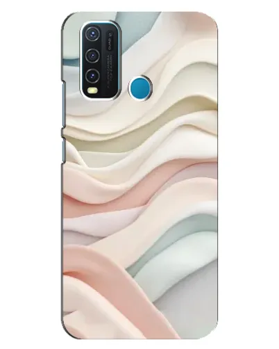 Чехол для Vivo Y30 с картинкой «Пастельные нежные волны» Чехол для Vivo Y30 с картинкой «Пастельные нежные волны»