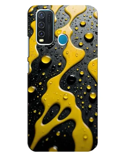 Чехол для Vivo Y30 с картинкой «Жидкое желтое золото» Чехол для Vivo Y30 с картинкой «Жидкое желтое золото»