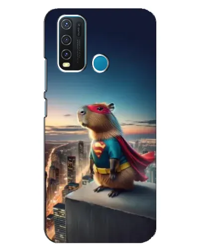 Чехол для Vivo Y30 с картинкой «Капи-мен супергерой»