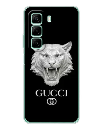 Чехол для Vivo Y31 Pro с картинкой «Gucci — серебряный лев» Чехол для Vivo Y31 Pro с картинкой «Gucci — серебряный лев»