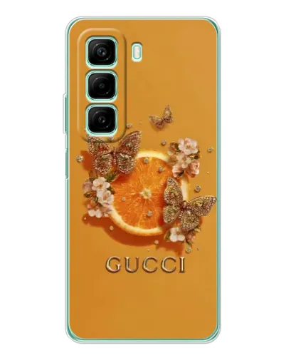 Чехол для Vivo Y31 Pro с картинкой «Gucci — золотые бабочки» Чехол для Vivo Y31 Pro с картинкой «Gucci — золотые бабочки»
