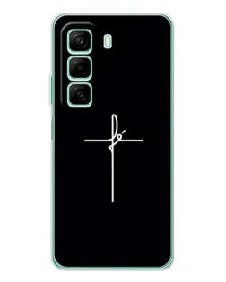Чехол для Vivo Y31 Pro с картинкой «Тонкий крест»