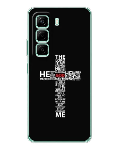 Чехол для Vivo Y31 Pro с картинкой «Текстовый крест» Чехол для Vivo Y31 Pro с картинкой «Текстовый крест»