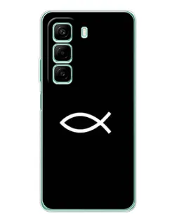 Чехол для Vivo Y31 Pro с картинкой «Символ рыбы Jesus»