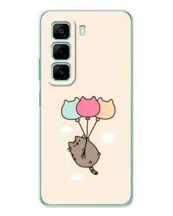 Чехол для Vivo Y31 Pro с картинкой «Пушин на шариках» Чехол для Vivo Y31 Pro с картинкой «Пушин на шариках»