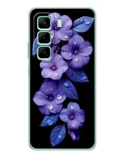 Чехол для Vivo Y31 Pro с картинкой «Фиолетовые цветы с росою» Чехол для Vivo Y31 Pro с картинкой «Фиолетовые цветы с росою»