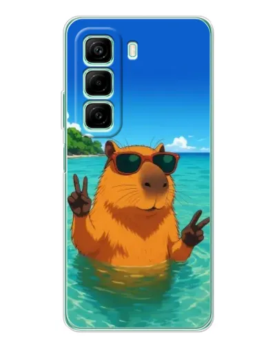 Чехол для Vivo Y31 Pro с картинкой «Морская капибара» Чехол для Vivo Y31 Pro с картинкой «Морская капибара»