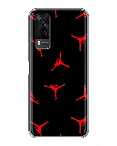 Чехол для Vivo Y31 с картинкой «Jordan Red Pattern» Чехол для Vivo Y31 с картинкой «Jordan Red Pattern»