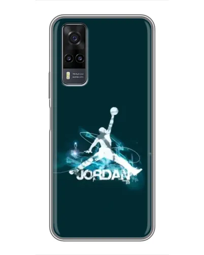 Чехол для Vivo Y31 с картинкой «Jordan Blue Fire» Чехол для Vivo Y31 с картинкой «Jordan Blue Fire»