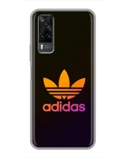 Чехол для Vivo Y31 с картинкой «Градиент Adidas»