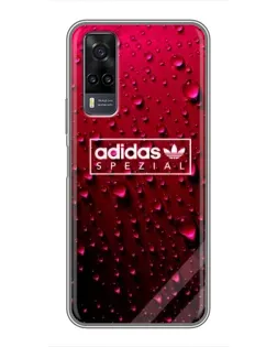 Чехол для Vivo Y31 с картинкой «Adidas Gold Marble»