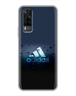 Чехол для Vivo Y31 с картинкой «Adidas Water Drops»