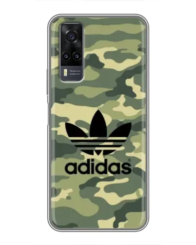 Чехол для Vivo Y31 с картинкой «Милитари стиль Adidas»