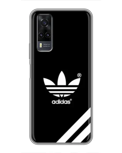 Чехол для Vivo Y31 с картинкой «Adidas с диагональными полосами»