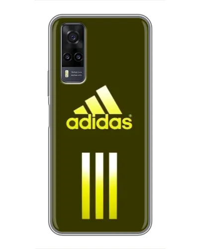 Чехол для Vivo Y31 с картинкой «Оливковый градиент Adidas»