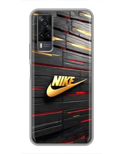Чехол для Vivo Y31 с картинкой «Золотой Nike на металле» Чехол для Vivo Y31 с картинкой «Золотой Nike на металле»