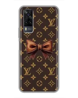 Чехол для Vivo Y31 с картинкой «LV с бантом»