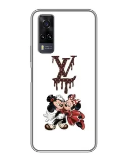 Чехол для Vivo Y31 с картинкой «LV и Микки Маус»