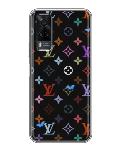 Чехол для Vivo Y31 с картинкой «Цветная монограмма LV» Чехол для Vivo Y31 с картинкой «Цветная монограмма LV»