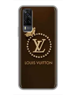 Чехол для Vivo Y31 с картинкой «LV — золотая печать»