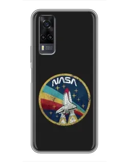 Чехол для Vivo Y31 с картинкой «NASA — эмблема миссии» Чехол для Vivo Y31 с картинкой «NASA — эмблема миссии»