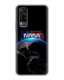 Чехол для Vivo Y31 с картинкой «Земля из космоса NASA» Чехол для Vivo Y31 с картинкой «Земля из космоса NASA»