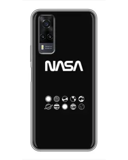 Чехол для Vivo Y31 с картинкой «NASA — технический принт» Чехол для Vivo Y31 с картинкой «NASA — технический принт»