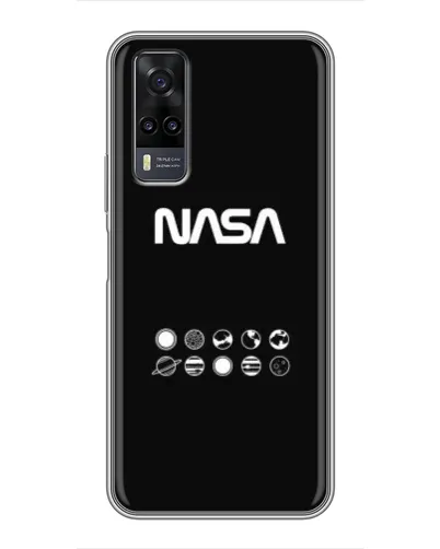 Чехол для Vivo Y31 с картинкой «NASA — технический принт» Чехол для Vivo Y31 с картинкой «NASA — технический принт»