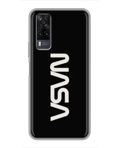 Чехол для Vivo Y31 с картинкой «NASA — вертикальный логотип» Чехол для Vivo Y31 с картинкой «NASA — вертикальный логотип»