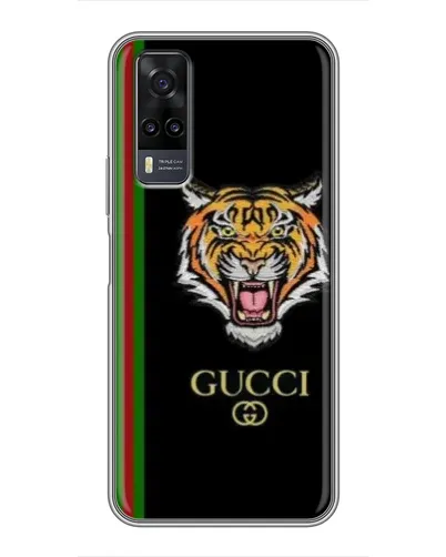 Чехол для Vivo Y31 с картинкой «Тигр Gucci»
