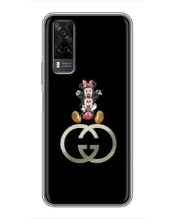 Чехол для Vivo Y31 с картинкой «Минни Маус на лого» Чехол для Vivo Y31 с картинкой «Минни Маус на лого»