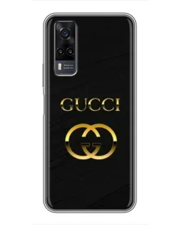 Чехол для Vivo Y31 с картинкой «Золотой логотип Gucci» Чехол для Vivo Y31 с картинкой «Золотой логотип Gucci»
