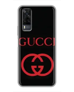 Чехол для Vivo Y31 с картинкой «Gucci — красный логотип» Чехол для Vivo Y31 с картинкой «Gucci — красный логотип»