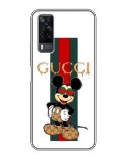 Чехол для Vivo Y31 с картинкой «Микки Маус Gucci — полосы» Чехол для Vivo Y31 с картинкой «Микки Маус Gucci — полосы»