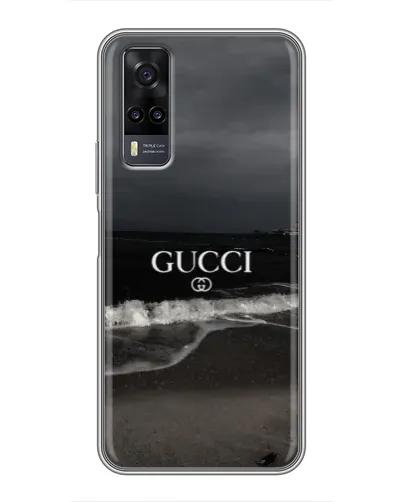 Чехол для Vivo Y31 с картинкой «Gucci — морской прибой»