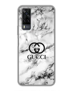 Чехол для Vivo Y31 с картинкой «Gucci — мраморный шик» Чехол для Vivo Y31 с картинкой «Gucci — мраморный шик»