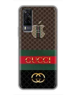Чехол для Vivo Y31 с картинкой «Gucci — брендированный десерт» Чехол для Vivo Y31 с картинкой «Gucci — брендированный десерт»