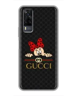 Чехол для Vivo Y31 с картинкой «Минни Маус Gucci — черный» Чехол для Vivo Y31 с картинкой «Минни Маус Gucci — черный»