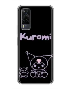 Чехол для Vivo Y31 с картинкой «Kuromi — черный минимализм» Чехол для Vivo Y31 с картинкой «Kuromi — черный минимализм»