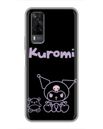 Чехол для Vivo Y31 с картинкой «Kuromi — черный минимализм» Чехол для Vivo Y31 с картинкой «Kuromi — черный минимализм»