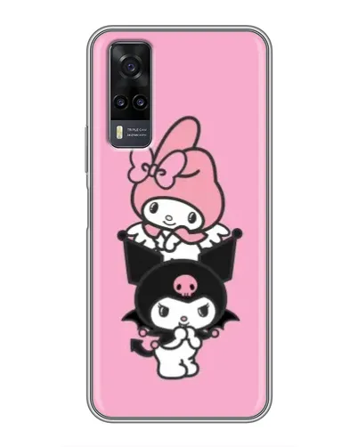 Чехол для Vivo Y31 с картинкой «My Melody и Kuromi» Чехол для Vivo Y31 с картинкой «My Melody и Kuromi»
